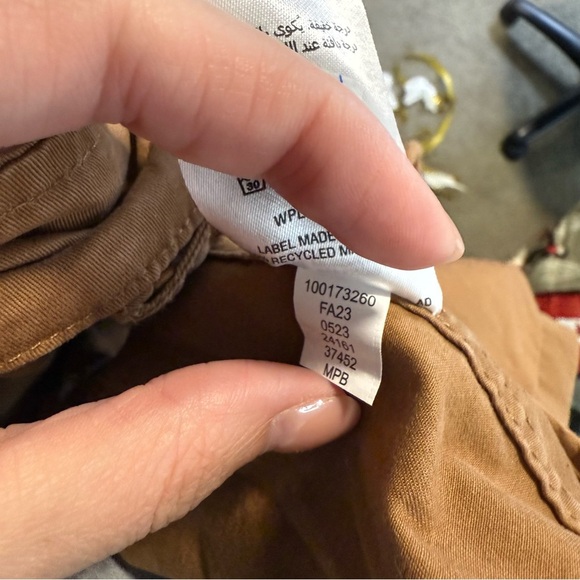 Style & Co Tan Floral Embroidered Utility Jacket Size Medium - Picture 6 of 8